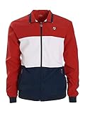 100% Polyester FILA Herren Jacket Jean Men Trainingsanzüge, rot, XL