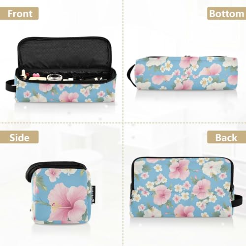 Bolsa de viaje azul claro para herramientas de cabello miniatura 5
