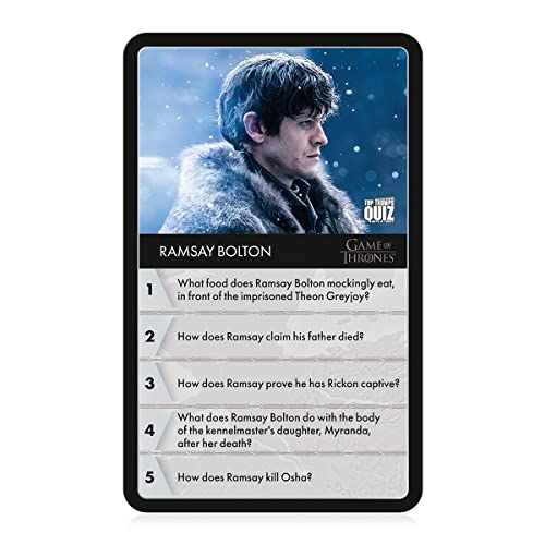 Top Trumps Game of Thrones Quiz; Entertaining Trivia Exploring Your Favorite Westeros Characters Like The Starks, Lannisters - Image 4