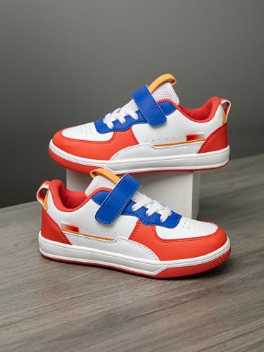 Kids Sneakers for Girls, Boys and Toddlers, Lightweight Running Shoes with Breathable Mesh Upper, Adjustable Hook and Loop, Comfortable, Anti-Collision, Non-Slip3