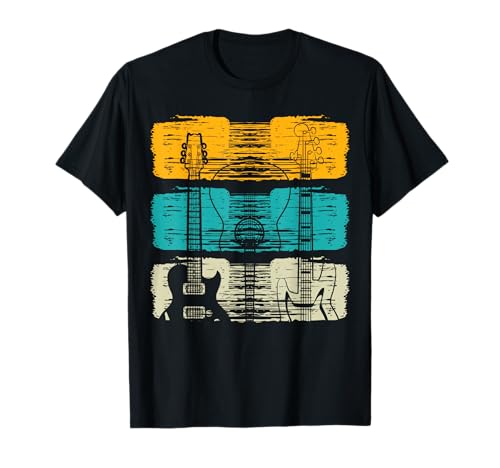 Guitarra clásica de púas, instrumento de cuerdas Camiseta