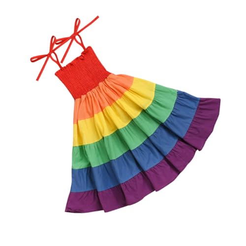 Vestido multicolor sin mangas para tus tardes de playa y fiestas de disfraces en casa
