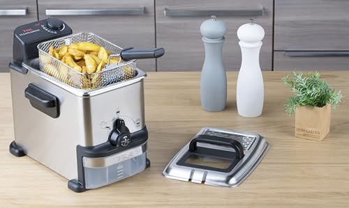 Friteuse semi-professionnelle Tefal Oleoclean compacte avec thermostat