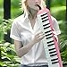 YCXYQ Pink - 37 Keys Melodica Professional Instrument Air Piano Soprano Style Keyboard Harmonium Instrument Suitable for Beginners and Music Lovers Portable Instruments, YCXYQUS0026