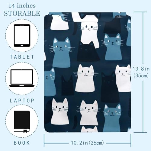 Housse ordinateur 35x25 cm chats : protection antichoc et imperméable