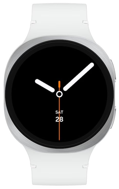 Image of Samsung Galaxy Watch 8 (2025) 40mm LTE Smartwatch, Cushion Design, Fitness Tracker, Sleep Coaching, Running Coach, Energy Score, Heart Rate Tracking, Silver [US Version] (Renewed)
