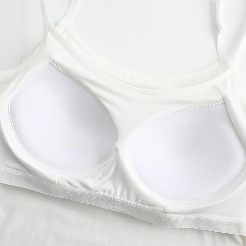 Image of Womens Modal Built-in Bra Padded Camisole Yoga Tanks Tops