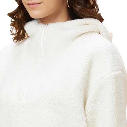 Image of Being Human Red Easy Fit Long Sleeves Detachable Women's Hoodie Clothing