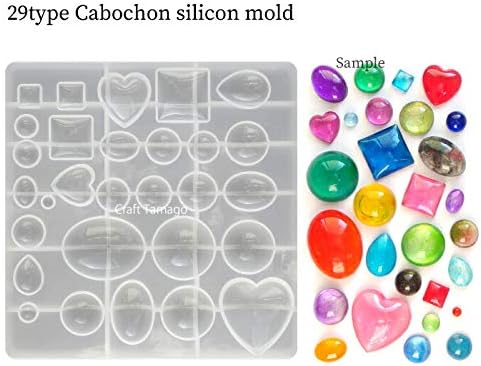 Craft Tamago 1個 29種類 メーカー直売 カボション シリコンモールド Craft Tamago 1個 29種類 メーカー直売 カボション シリコンモールド