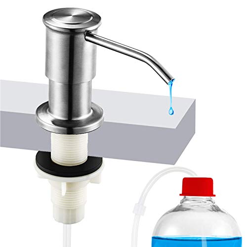 One Sight Soap Dispenser for Kitchen Sink and Extension Tube Kit, Kitchen Dish Soap Dispenser Pump With 47