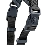 HUNTER Hundegeschirr LONDON COMFORT, atmungsaktives 3D-Mesh, 2-fach verstellbar, Sicherheitsverschluss, reißfest, leicht & pflegeleicht, Farbe: Schwarz, Größe: XS-S