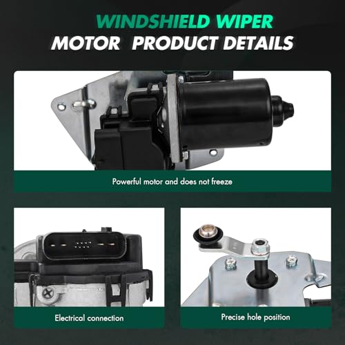 Image of SCITOO Windshield Wiper Motor Replacement fit for 2003-2011 for Ford Crown Victoria,Replaces OEM: 8W7Z17508A