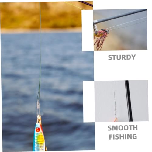 UPKOCH 30 piezas líderes de pesca acero con mosquetón giratorio miniatura 7