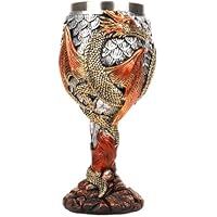 Genérico Copa medieval, copa de vino de dragón | Taza Medieval