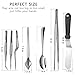 Tangoowal Culinary Specialty Tools Set,Professional Chef Cooking Plating Kit, 7 Pieces, Stainless Steel