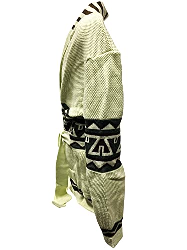 David Starsky Cardigan Sweater - Everyday Wear & Costume - 70s TV Show Gift Zebra Aztec Pattern Knit Tie Belt2