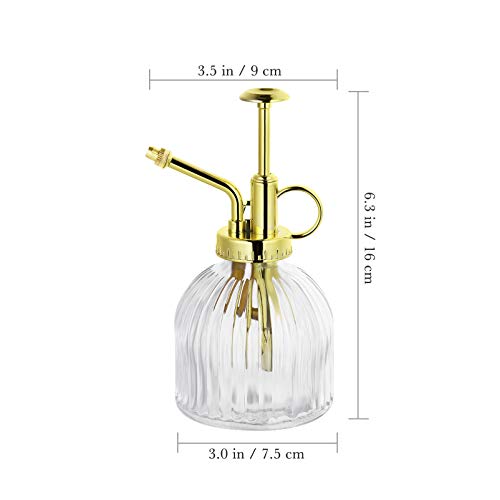 Yardwe Jardim Bomba De Pulverizador Portátil de Vidro Vazio Frascos de Spray Pulverizadores de Press