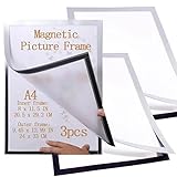 Magnetic Picture Frame Photo Pocket Sign Holder A4 8*11.5 Doulbe Sided Border Poster Document Artwor