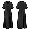 R.Vivimos Womens Summer Cotton Flowy Maxi Dress Sh... #5