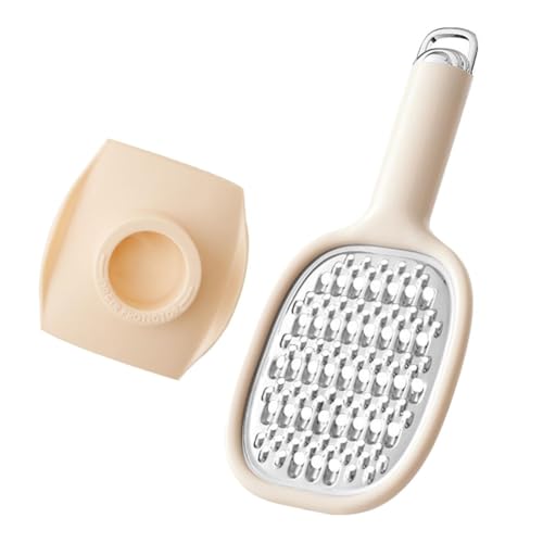 FUANA Grattugia per verdure in acciaio inox con comodo manico in ABS, trituratore multifunzione e grattugia per patate, frutta e cucina, asta per specchietto retrovisore verde