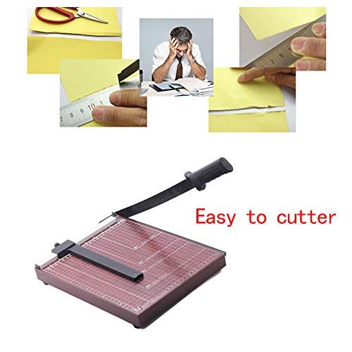 Paper Cutter A4 Guillotine Paper Cutter Paper Trimmer A4 Paper Trimmer-Can Trim Files,Photos, Improve Cutting Precision