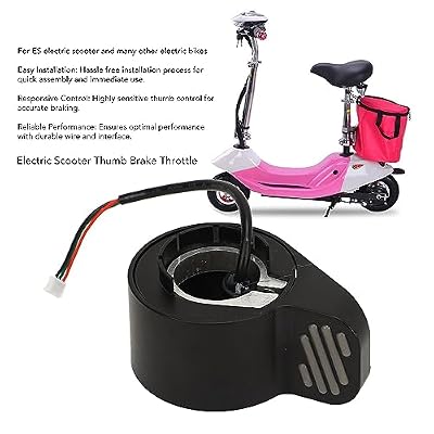 Airshi Scooter Thumb Brakes, Electric Scooter Thumb Brake Accelerator Wide Compatibility for ES
