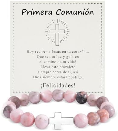 BOCHOI Regalo Comunión Niña Cruz Pulsera Regalo Primera Comunión ...