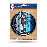 Rico Industries NBA Basketball Dallas Mavericks 5" x 7" Metallic Die-Cut Decal