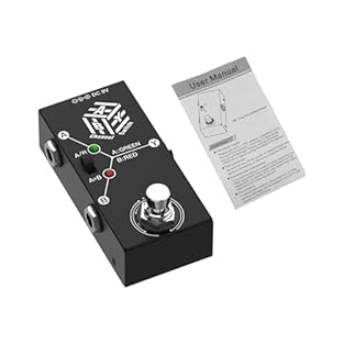 [Versatile Transmission] With two-way transmission, musicians can experiment with a wide range of sound effects, adding depth and complexity to their music performances. [Easy Channel Switching] The aby single block effect pedal line selector allows ...