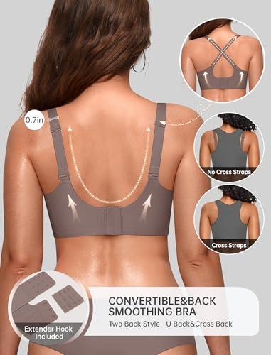 Image of OEAK Women Value Series Jelly Bras Wireless Pushup Convertible Bra | Everyday Essentials,Comfortable Bralettes,No Underwire,Full Coverage,Support Lift,Tshirt,Soft,Seamless,Scalloped