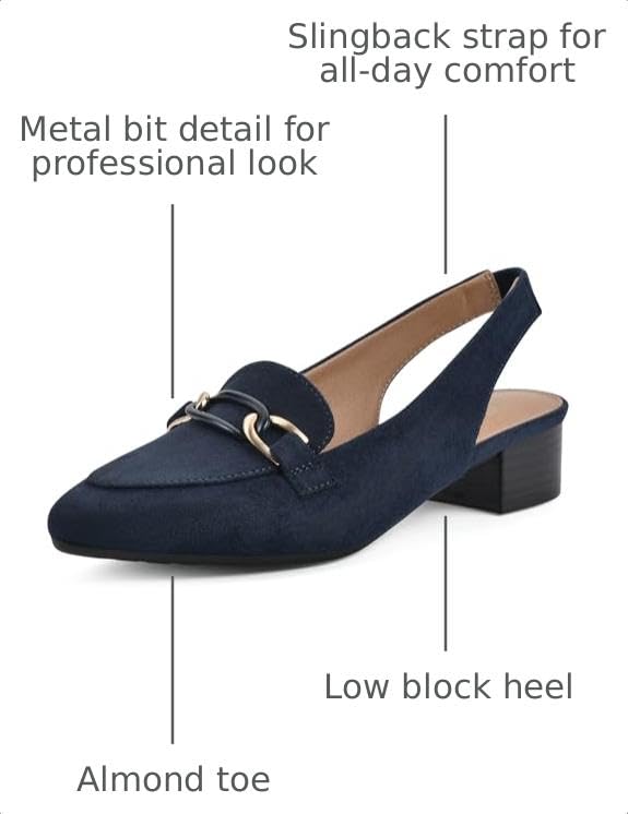 Image of WHITE MOUNTAIN Women's Boreal Low Block Loafer Heel