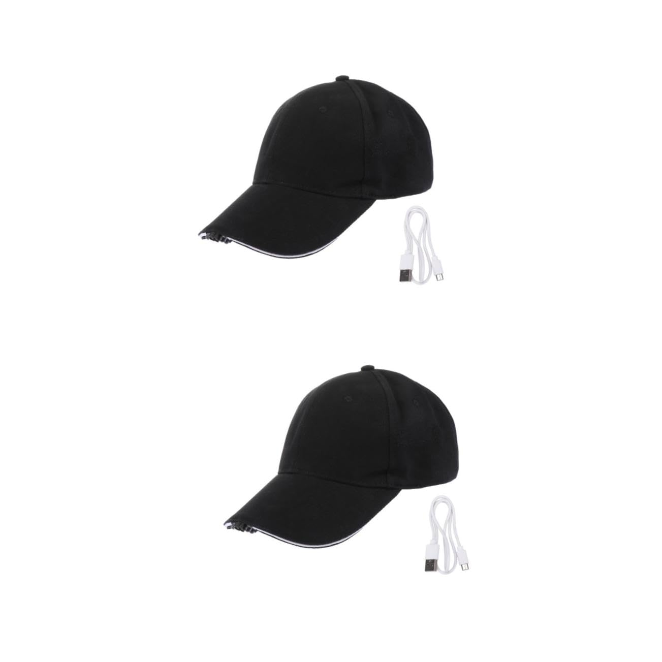 Homoyoyo Gorra con Luz LED Gorra De Béisbol De Algodón Gorra Iluminada para Exteriores Gorra De Béisbol Iluminada Gorra para Correr De Noche Gorra De Algodón con Visera Gorra