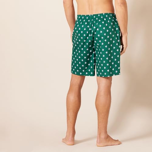 Image of Amazon Essentials Men's Lounge Sleepwear Pajama Bottom Shorts, Cotton Stretch Poplin