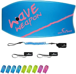 Own the Wave 37" Bodyboard for Kids and Adults - HDPE Slick Bottom