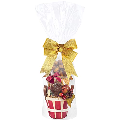 Cellophane Bags 10X20 Inches,20 Pcs Cellophane Gift Bags For Small Baskets, Mugs And Gifts #TOP2