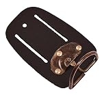 Amtech Hammer Holder Swivel, Heavy-Duty Leather with Steel Loop and Belt Compatibility for Contractors, DIYers and Workshop Use.