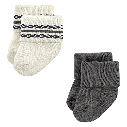 Image of Hudson Baby Baby 8-pack Cotton Rich Newborn and Terry Socks