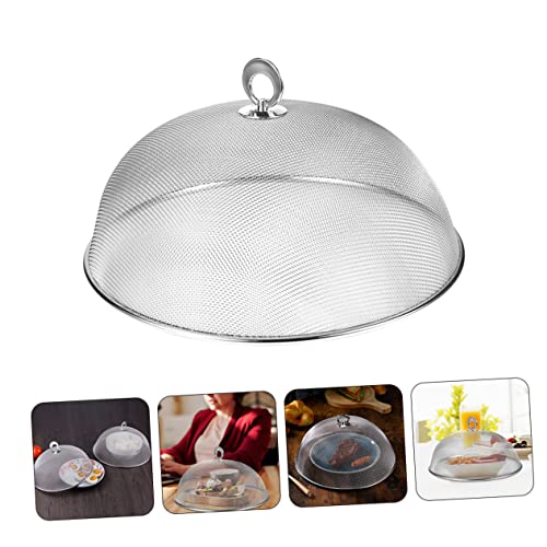Zerodeko Außenschirm Außenzelt Gemüseabdeckung Aus Edelstahl Runde Überdachung Abdeckung Aus Edelstahl Silber Innenzelt Kuppelzelt – Bild 3