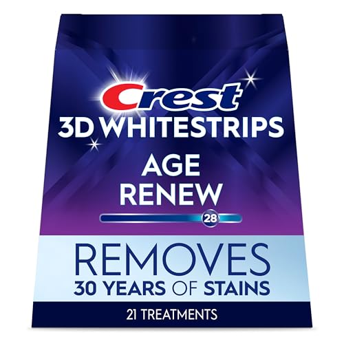 Crest : 3D Whitestrips – Ensemble de blanchiment des dents éclat suprême à domicile – 21 traitements, 24 niveaux plus blanches