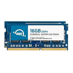 OWC - 32GB Memory Upgrade Kit - 2 x 16GB PC19200 DDR4 2400MHz SO-DIMMs für Mac Mini (Late 2018), 27" und 21,5" iMac (Mid 2017), und kompatible PCs