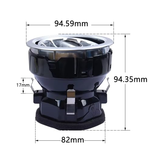Remplacer grille ventilation cassée Benz Vito avec ce panneau d'accessoires garniture 94mm