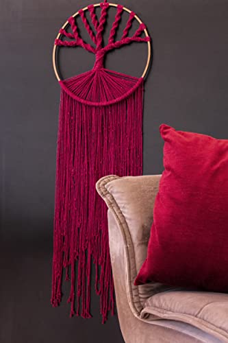 Decoração/Presente Árvore da Vida em Macramé - Arte em Tecer Somente com as Mãos