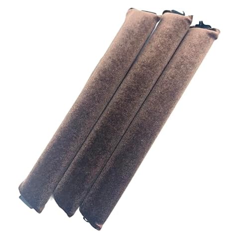 HOMEGOAL Little Velvet Overnight Blowout 3 Rods Heatless Hair Curler to Sleep in Satin Heatless Curls No Heat Hair Rollers for Short Hair Blowout Look Long Hair Styling Tools Brown Cover