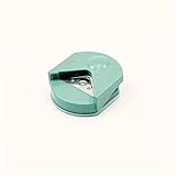 1pc of Card Photo Corner Rounder Punch Tool for Cutting Paper Corners (Green)
