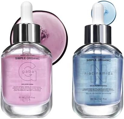 Kit Duo Firmeza e Equilibrio Niacinamida + Gaba Simple Organic