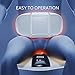 Prostatitis Red Light Device, Large Bendable 316 pcs 630 nm Red Light Therapy Instrument Tri-fold Board for Benign Prostatic Hyperplasia Frequent Urination Incessant Urine
