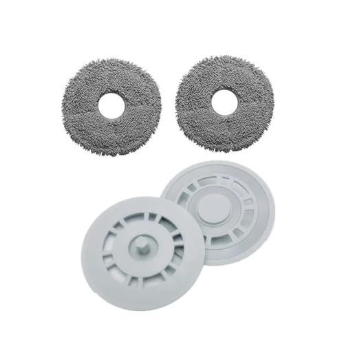 Vacuum Cleaner Mop Base, Reusable Mop Pads, Compatible for Dreame L10s Ultra, L10s Pro, W10s, W10S Pro. Mop Cloths Mount Holder, Wet Cleaning Mop(4PCS kit,L10s Ultra)