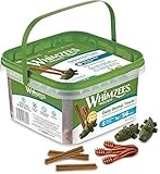 WHIMZEES Caja Surtida S, 56 Piezas – Talla S, Golosinas para Perros Pequeños, Naturales y Sin Cereales, Vegetarianas, Sin Azúcares Añadidos