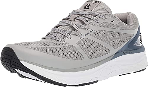 Topo Athletic Men's Phantom Road Running Shoe, Grey/Blue, 8