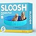 SLOOSH Foldable Dog Kiddie Pool - Portable Hard Plastic Doggie Swimming Pool, Anti-Slip Collapsible Pets Bath Tub Suitable for Kids Toddler Indoor Outdoor Backyard Use (Blue, 63